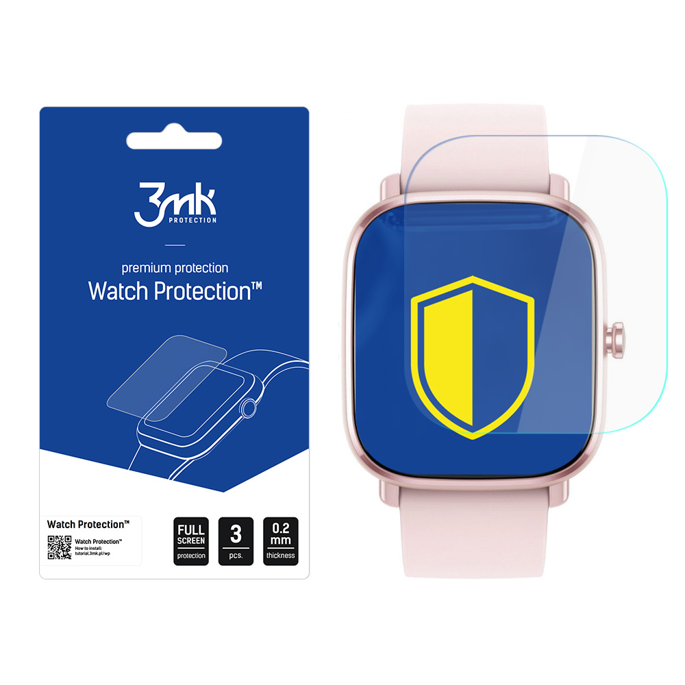 hybridní sklo Watch protection ARC pro Amazfit GTS 2 mini (3ks)