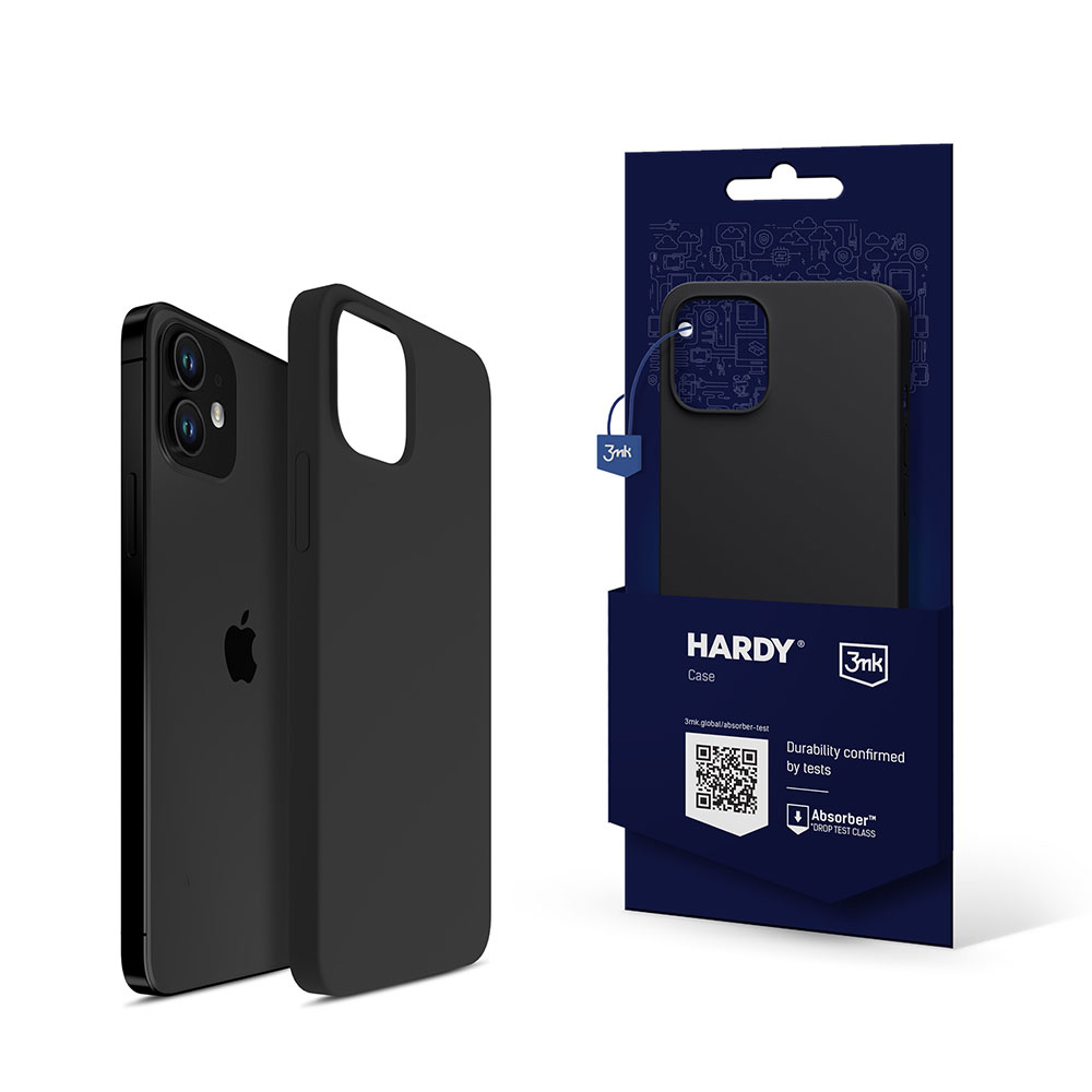 ochranný kryt Hardy Silicone MagCase pro Apple iPhone 12, Graphite