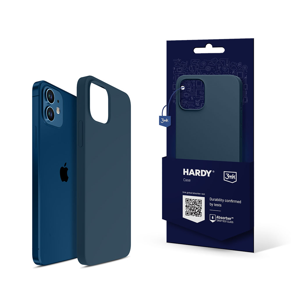 ochranný kryt Hardy Silicone MagCase pro Apple iPhone 12, Sierra Blue