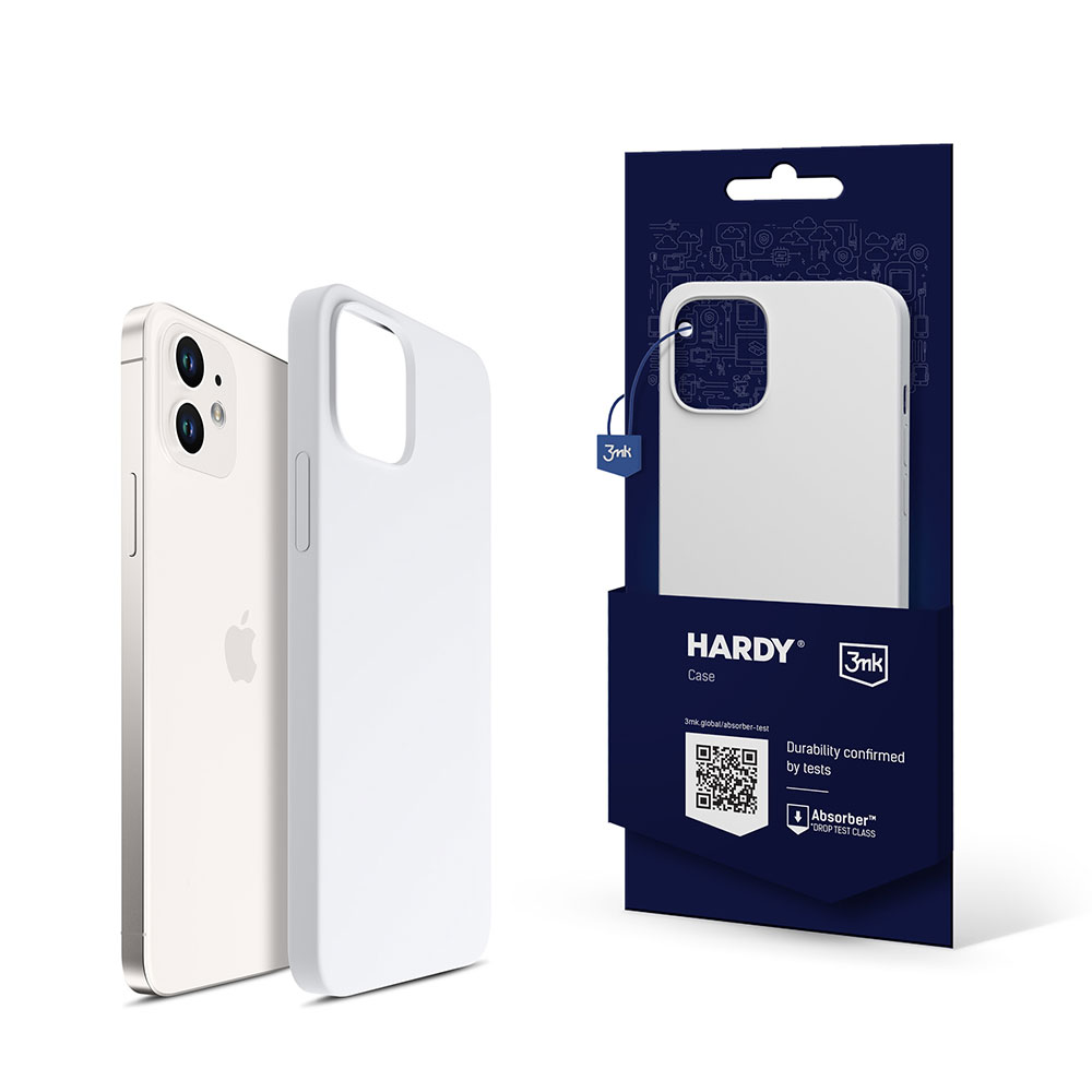ochranný kryt Hardy Silicone MagCase pro Apple iPhone 12, White