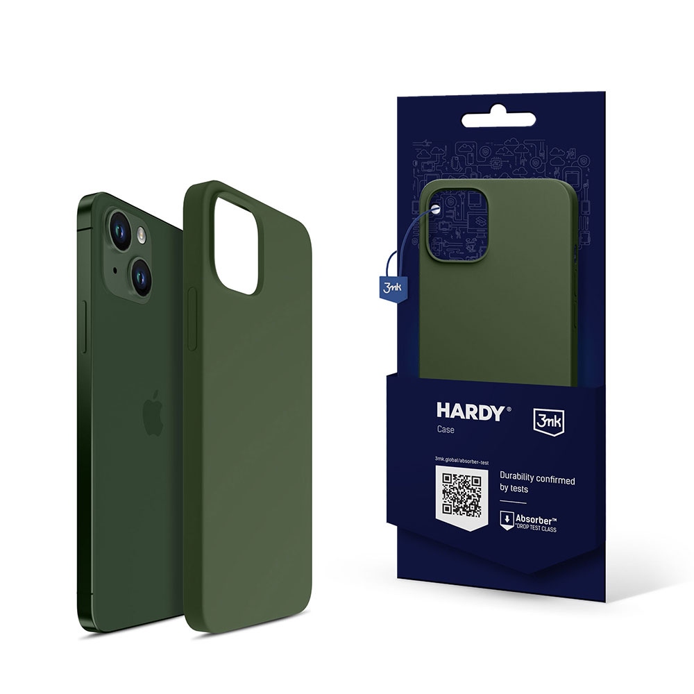 ochranný kryt Hardy Silicone MagCase pro Apple iPhone 13, Alpine Green