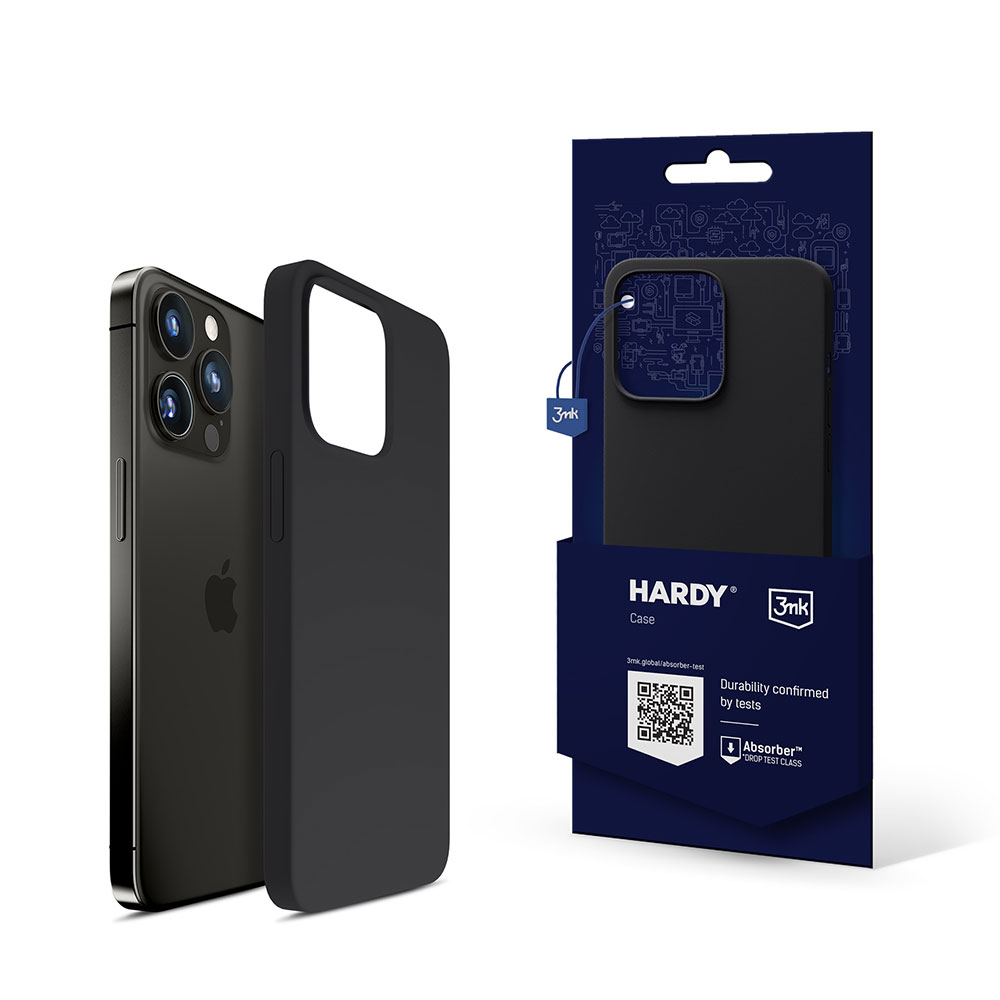 ochranný kryt Hardy Silicone MagCase pro Apple iPhone 14 Pro, Graphite