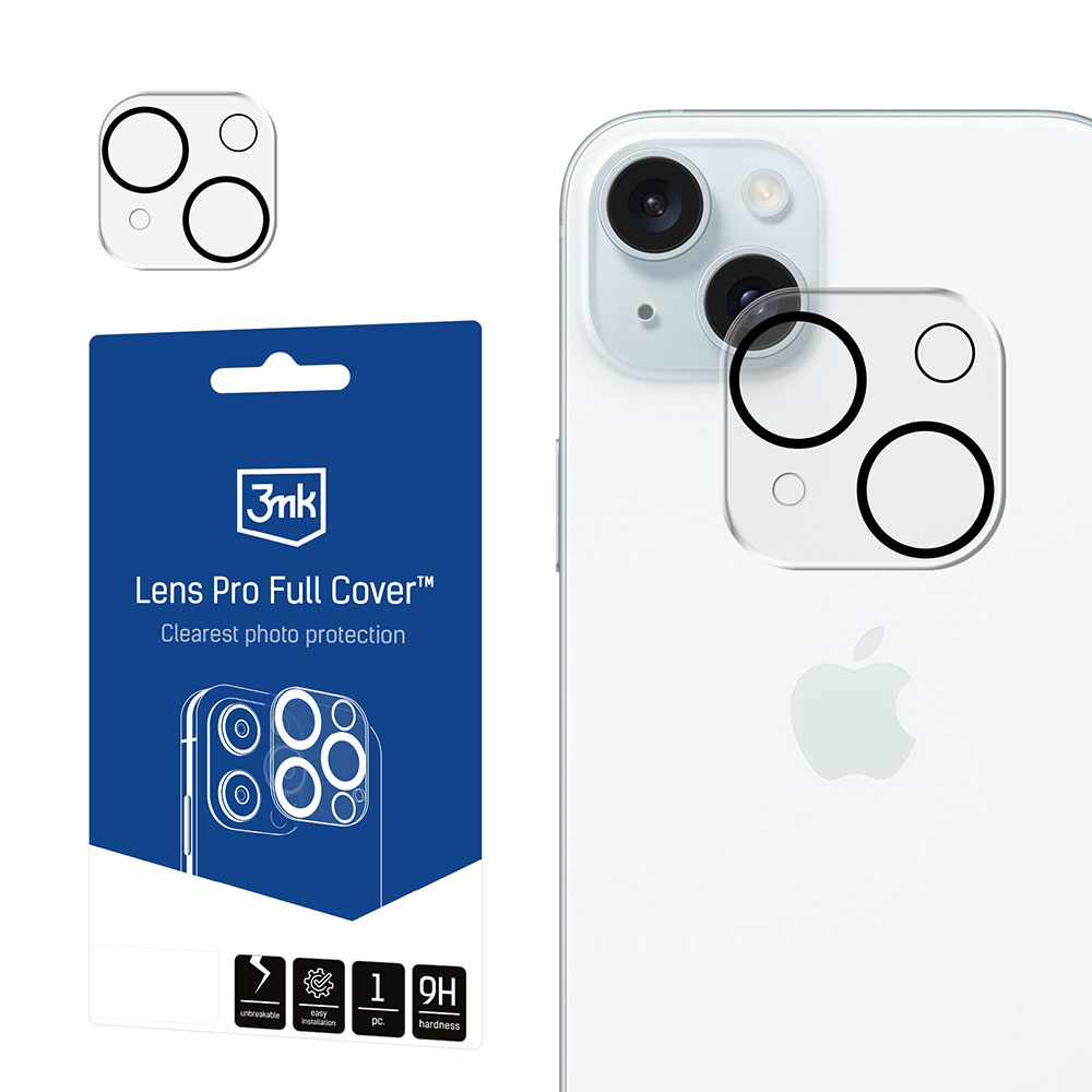 ochrana kamery Lens Pro Full Cover pro Apple iPhone 15 / iPhone 15 Plus