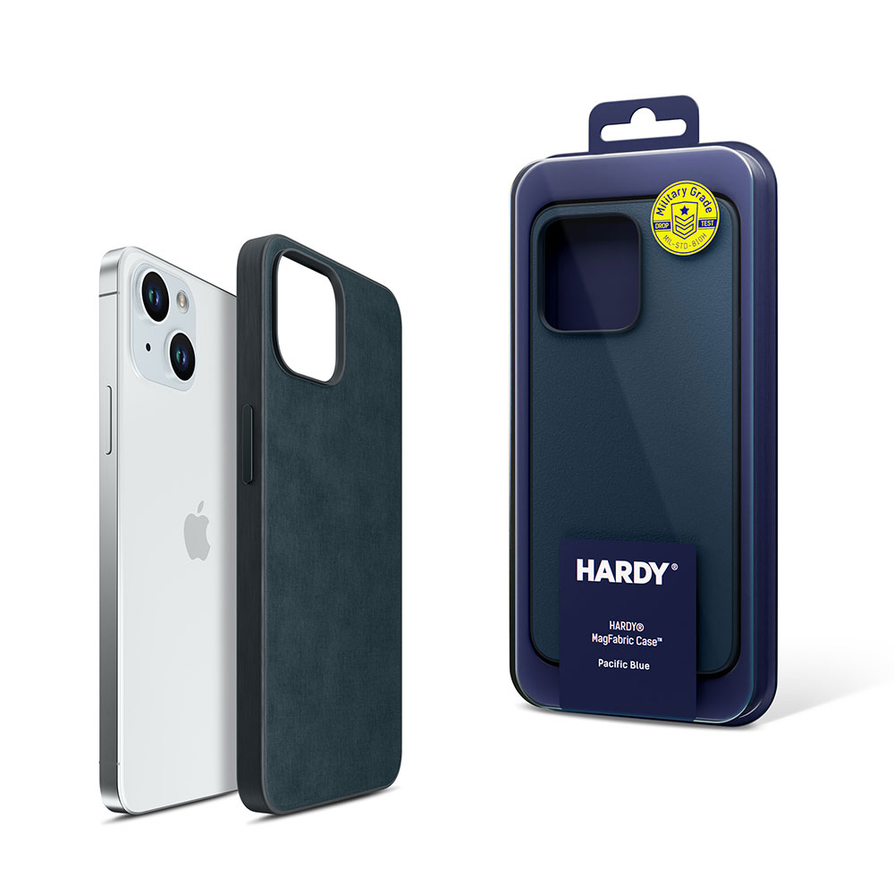 ochranný kryt HARDY MagFabric Case pro Apple iPhone 15, Pacific