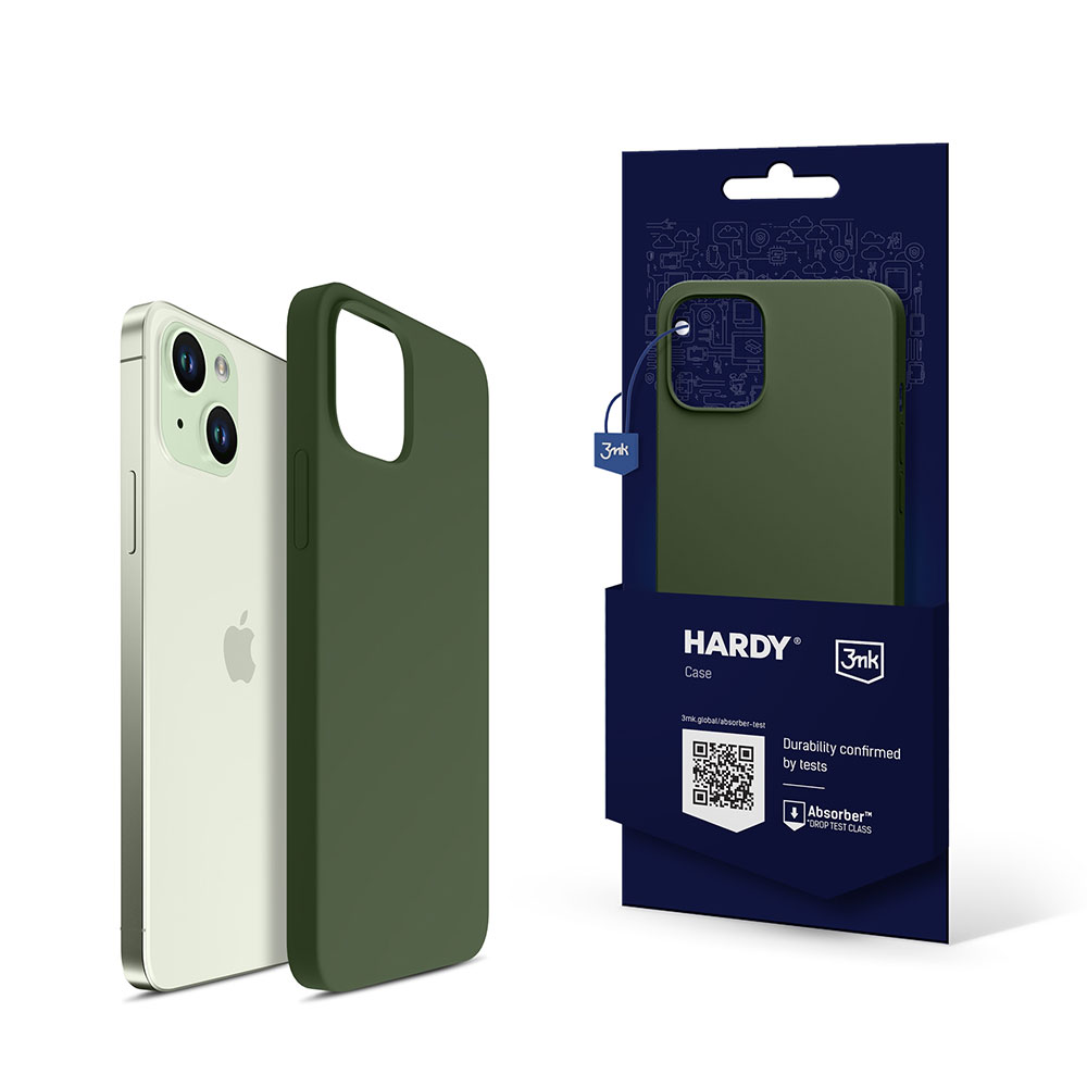 ochranný kryt Hardy Silicone MagCase pro Apple iPhone 15, Alphine Green