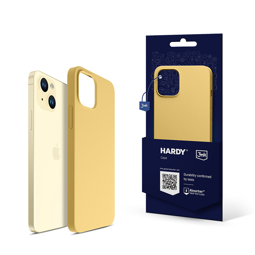 ochranný kryt Hardy Silicone MagCase pro Apple iPhone 15, Yellow