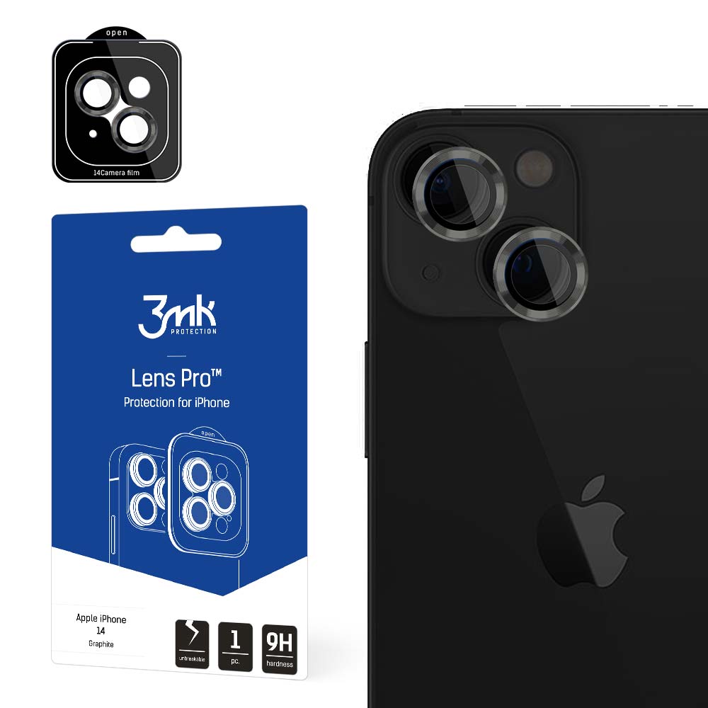 ochrana kamery Lens Protection Pro pro Apple iPhone 15, Graphite