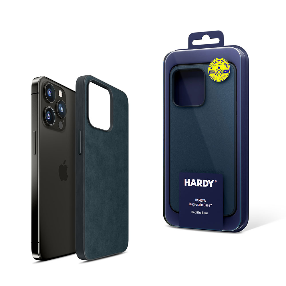 ochranný kryt HARDY MagFabric Case pro Apple iPhone 15 Pro, Pacific