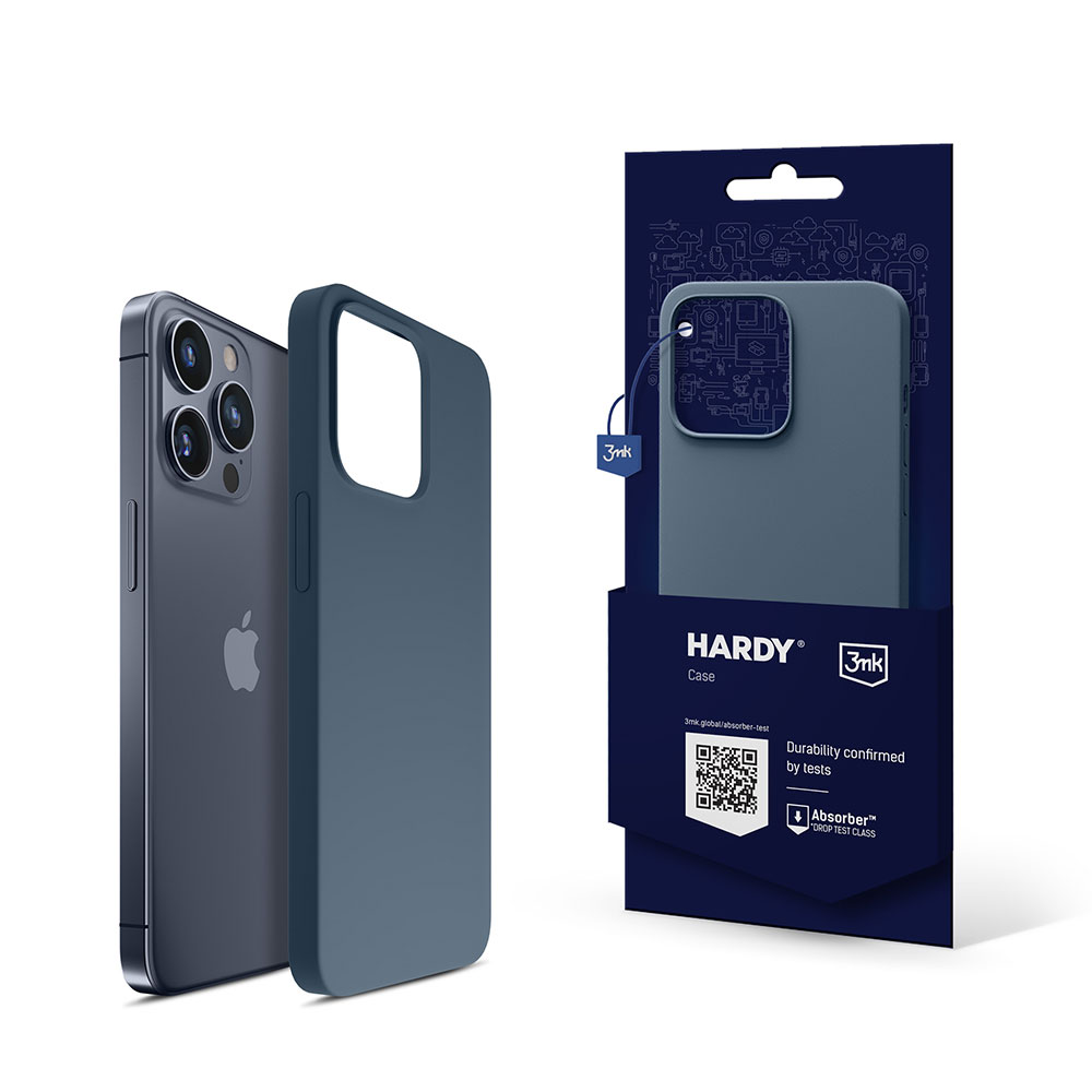 ochranný kryt Hardy Silicone MagCase pro Apple iPhone 15 Pro, Royal Blue