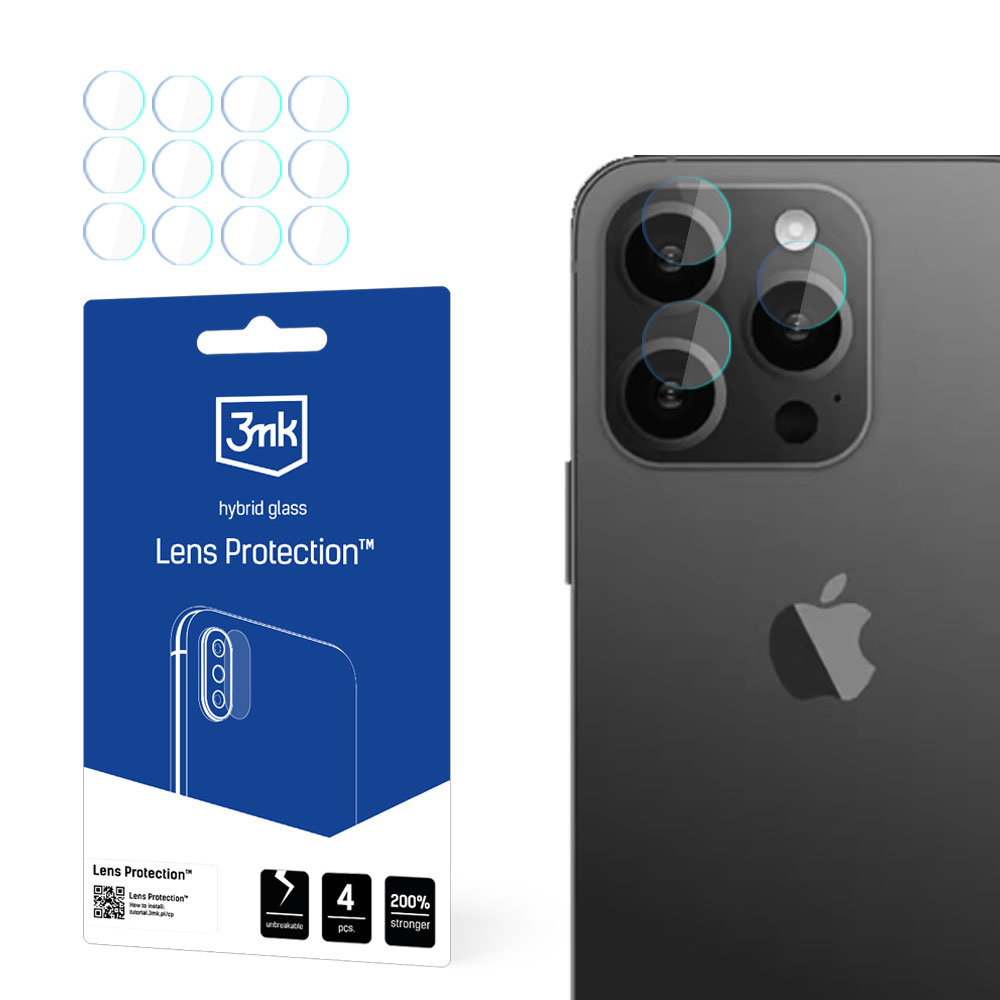 ochrana kamery Lens Protection pro Apple iPhone 15 Pro Max (4ks)