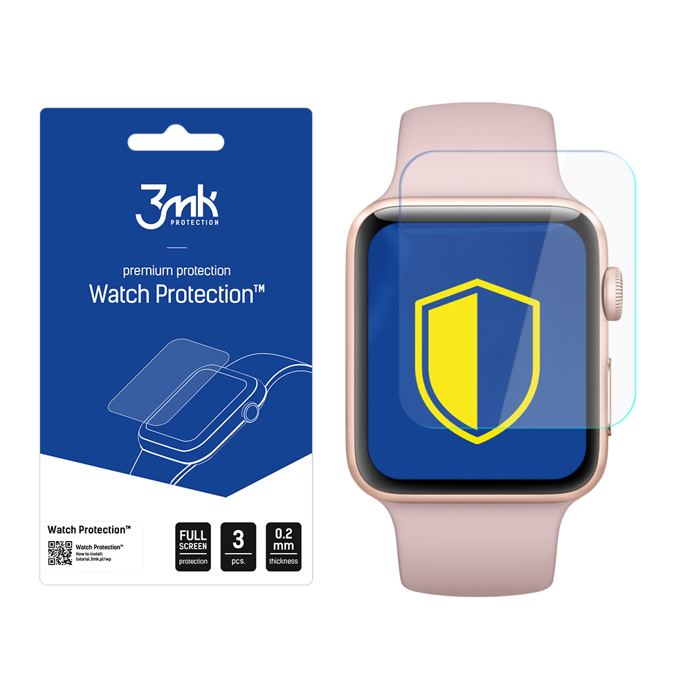 hybridní sklo Watch protection ARC pro Apple Watch 3 42mm (3ks)