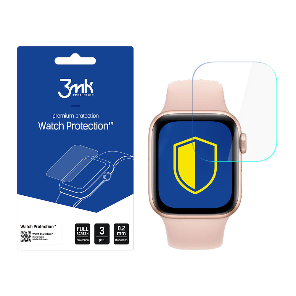 hybridní sklo Watch protection ARC pro Apple Watch 4, 44 mm (3ks)