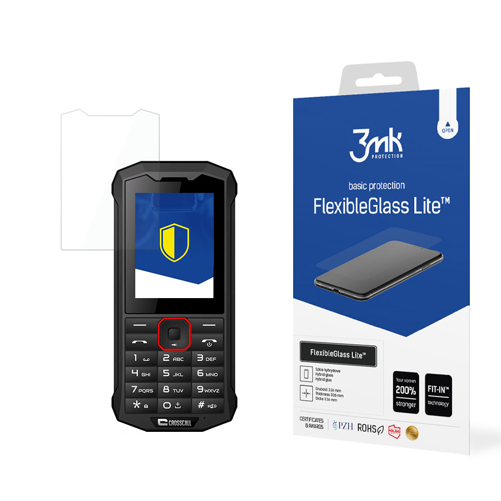 Hybridní sklo pro Crosscall Spider-X4 - 3mk FlexibleGlass Lite™ 5903108468954