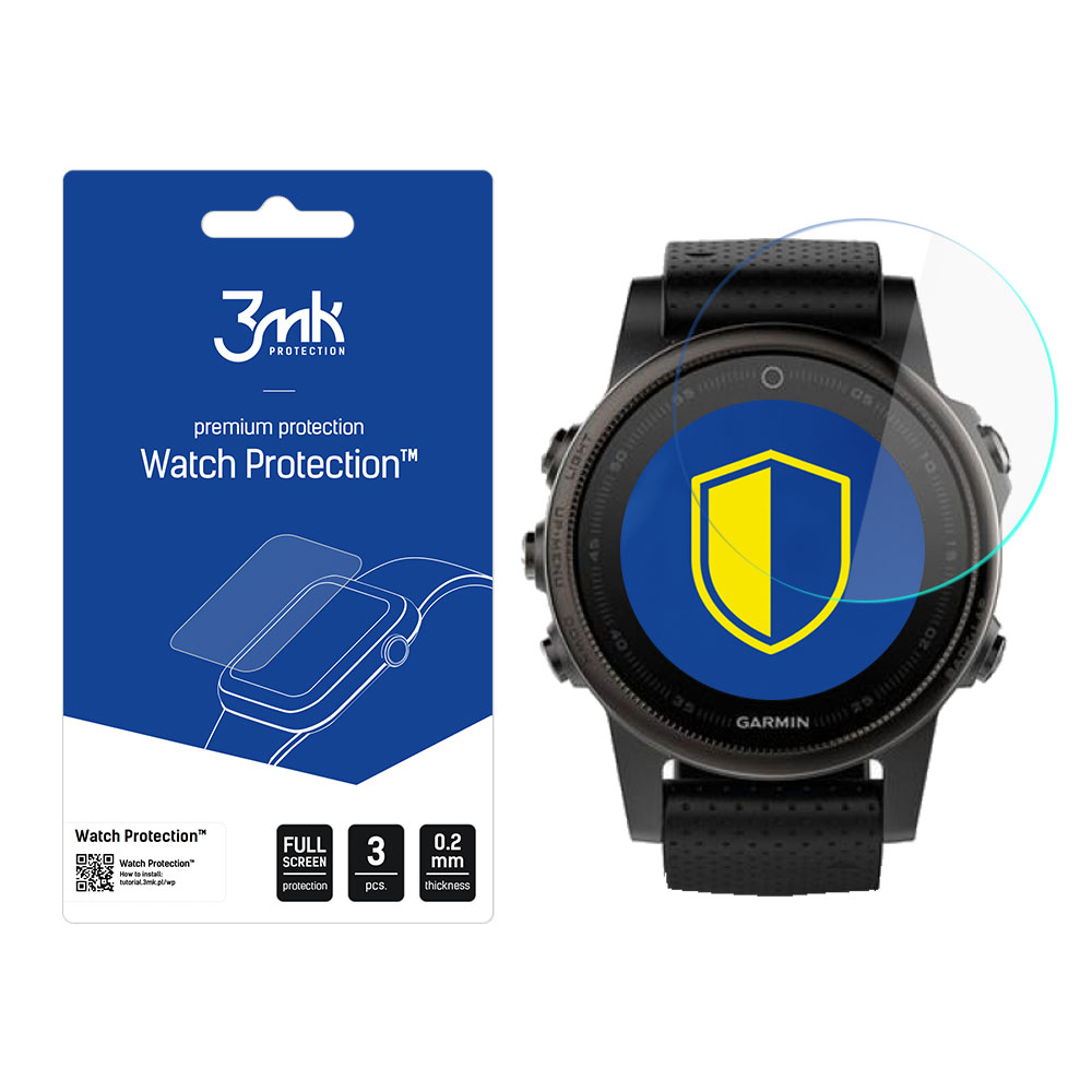hybridní sklo Watch Protection FlexibleGlass pro Garmin Fenix 5S 42mm (3ks)