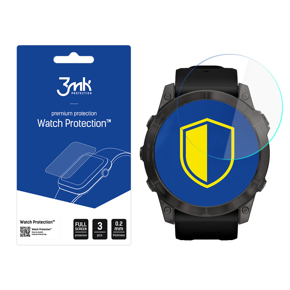 hybridní sklo Watch Protection FlexibleGlass pro Garmin Fenix 7 (3ks)