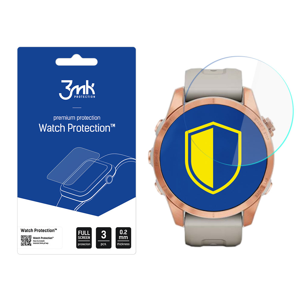hybridní sklo Watch Protection FlexibleGlass pro Garmin Fenix 7S (3ks)