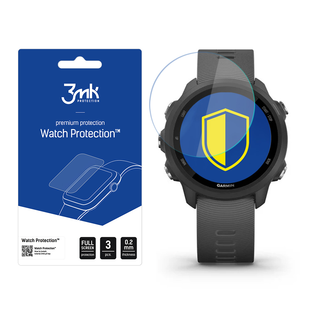 hybridní sklo Watch Protection FlexibleGlass pro Garmin Forerunner 245 (3ks)