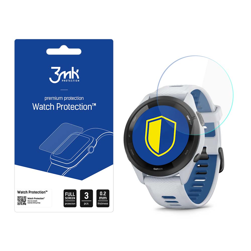 hybridní sklo Watch protection ARC pro Garmin Forerunner 265S (3ks)