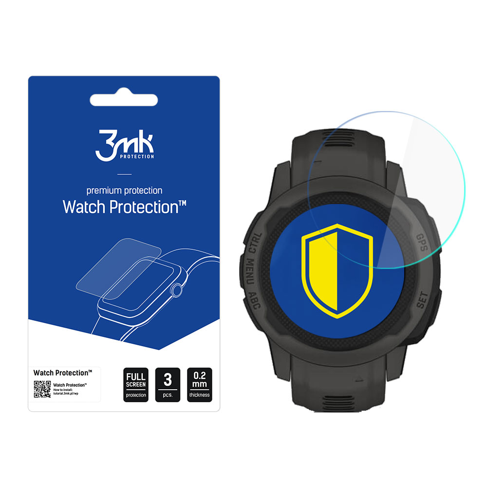 hybridní sklo Watch Protection FlexibleGlass pro Garmin Instinct 2s (3ks)