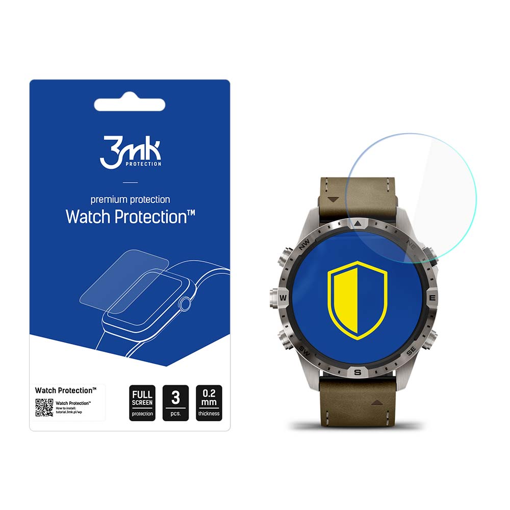 hybridní sklo Watch Protection FlexibleGlass pro Garmin MARQ Series 2generace (3ks)