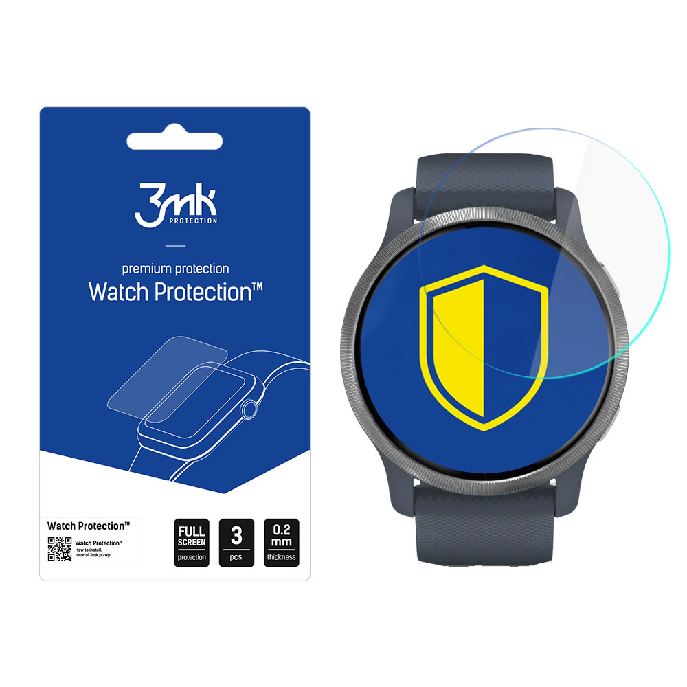 Odolná fólie na displej pro Garmin Venu 2 - 3mk Watch Protection™ v. ARC+,  5903108386067