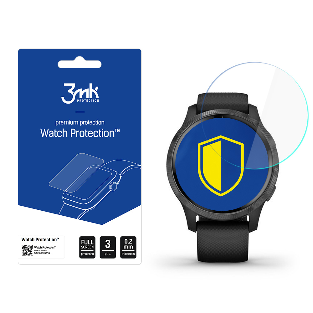 Odolná fólie na displej pro Garmin Venu 2s - 3mk Watch Protection™ v. ARC+,  5903108386142