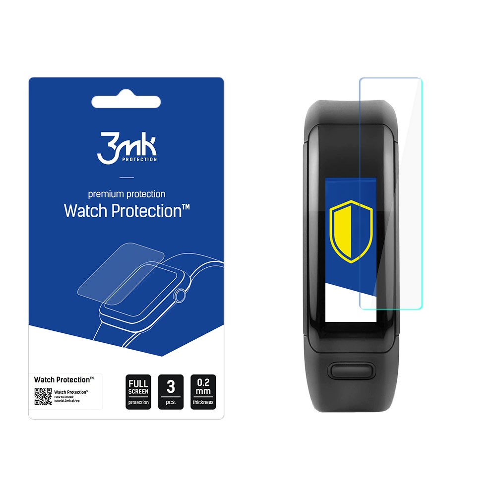 Odolná fólie na displej pro Garmin Vivosmart HR - 3mk Watch Protection™ v. ARC+,  5901571177984