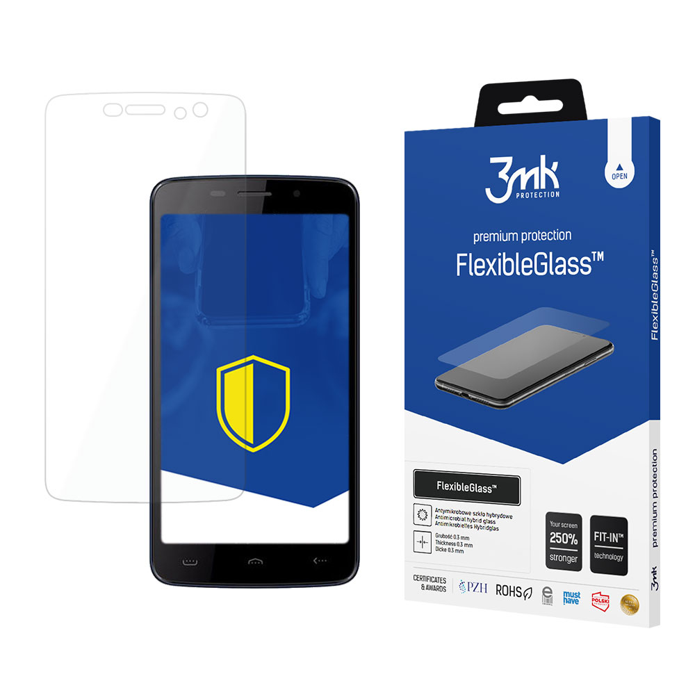 3MK Ochranné tvrzené sklo pro HOMTOM HT17 PRO - 3mk FlexibleGlass™ (5901571196701)