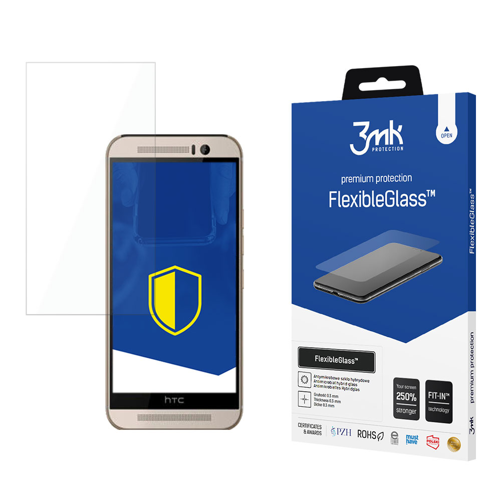 3MK Ochranné tvrzené sklo pro HTC One M9 - 3mk FlexibleGlass™ (5901571122564)