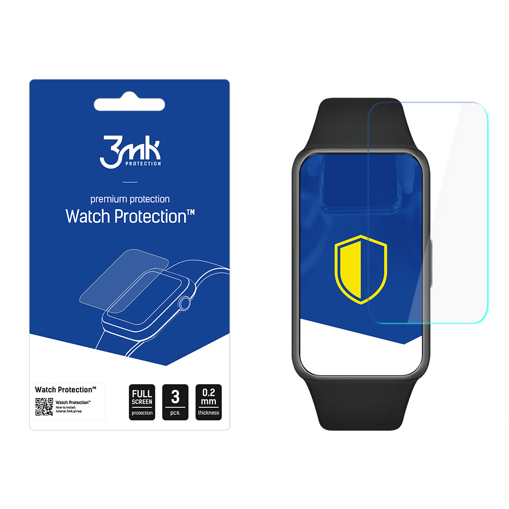 Odolná fólie na displej pro Huawei Band 6 - 3mk Watch Protection™ v. ARC+,  5903108388313