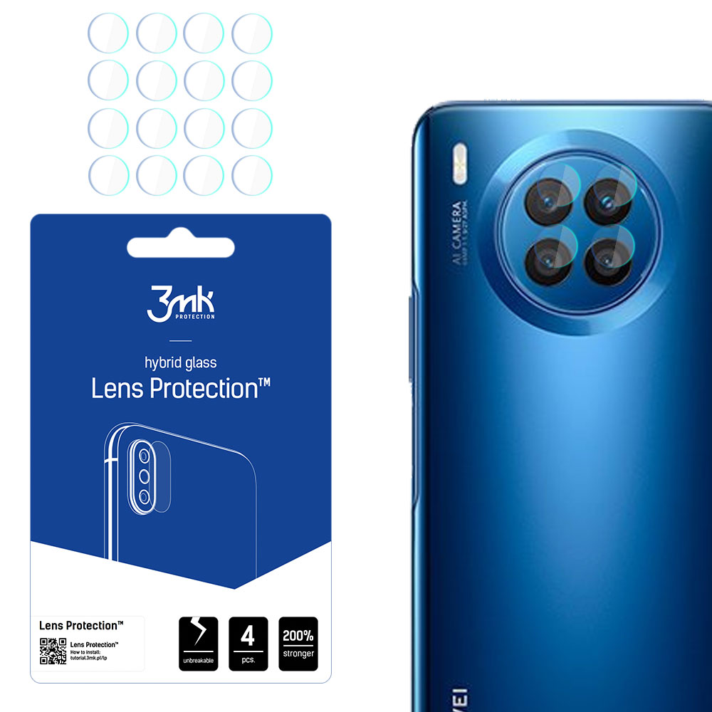 ochrana kamery Lens Protection pro Huawei Nova 8i / Honor 50 Lite (4ks)