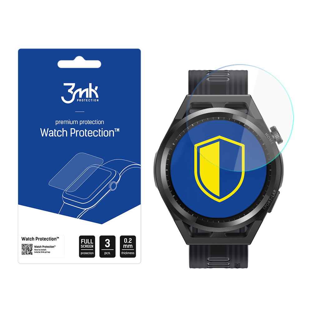 hybridní sklo Watch Protection FlexibleGlass pro Huawei Watch GT Runner (3ks)