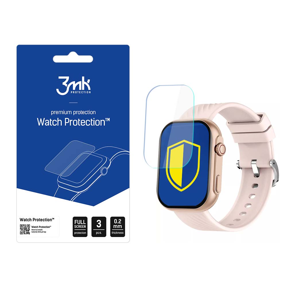 3MK Watch Ochranná fólie pro Manta Revo Smartwatch SWU401RGD, (3ks) (5903108549004)