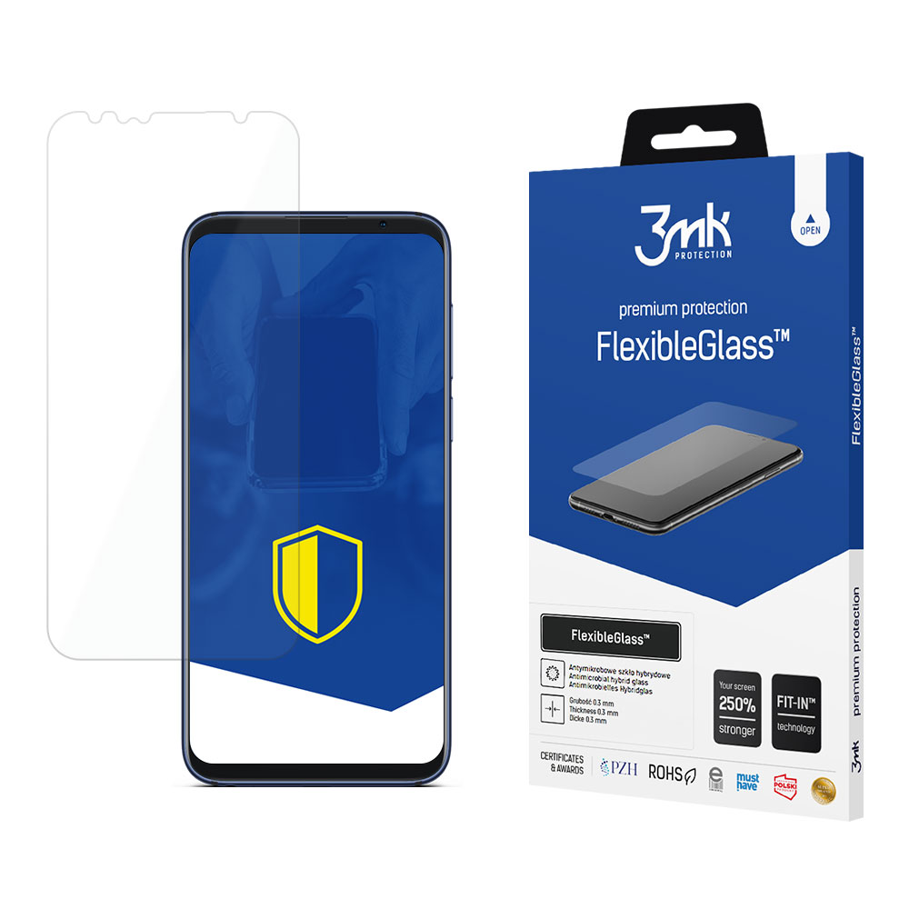 3MK Ochranné tvrzené sklo pro Meizu 16th - 3mk FlexibleGlass™ (5903108136631)