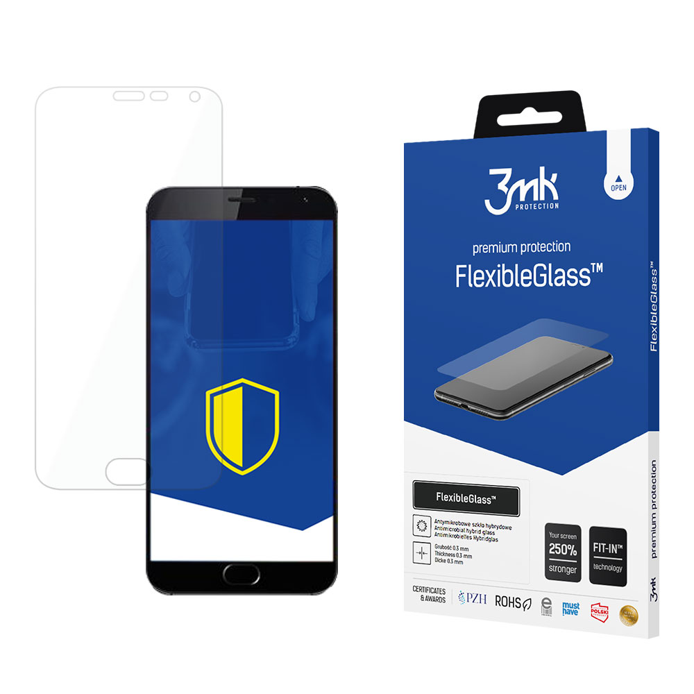3MK Ochranné tvrzené sklo pro Meizu MX5 - 3mk FlexibleGlass™ (5901571160177)
