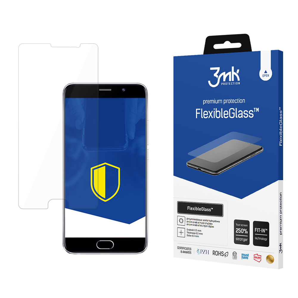 3MK Ochranné tvrzené sklo pro Meizu Pro 6 Plus - 3mk FlexibleGlass™ (5901571124605)