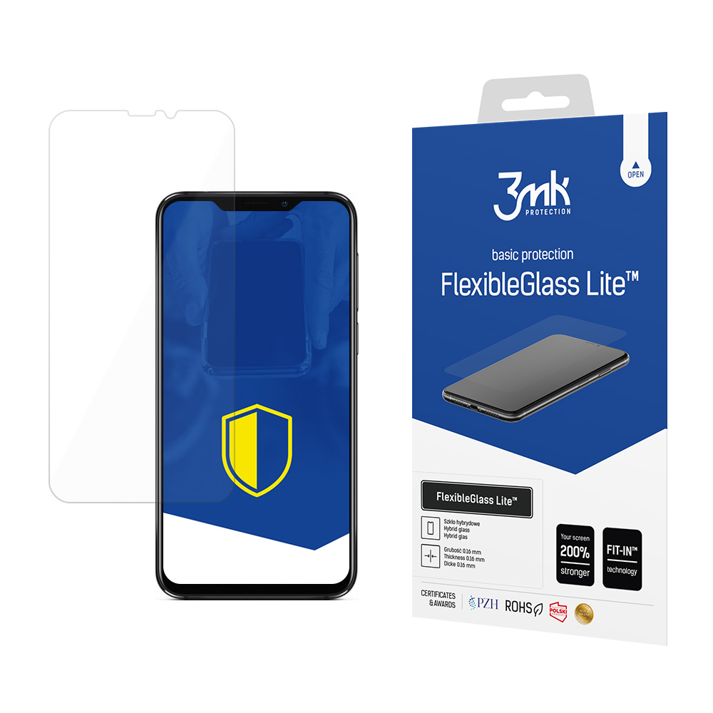Hybridní sklo pro Meizu X8 - 3mk FlexibleGlass Lite™  5903108382557