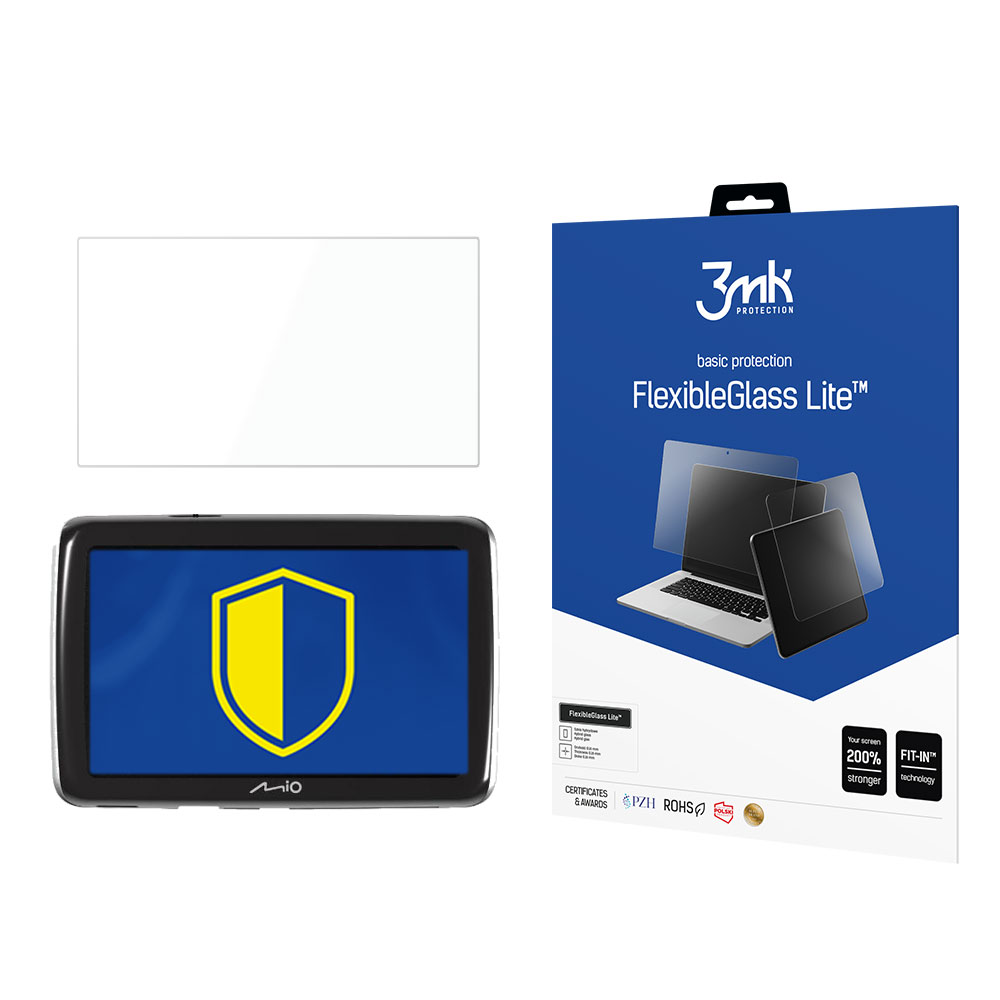 Hybridní sklo pro Mio Spirit 670 - 3mk FlexibleGlass Lite™  5903108447911