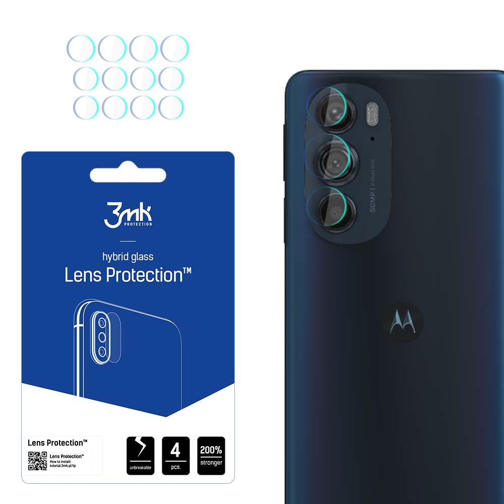 ochrana kamery Lens Protection pro Motorola Edge 30 (4ks)