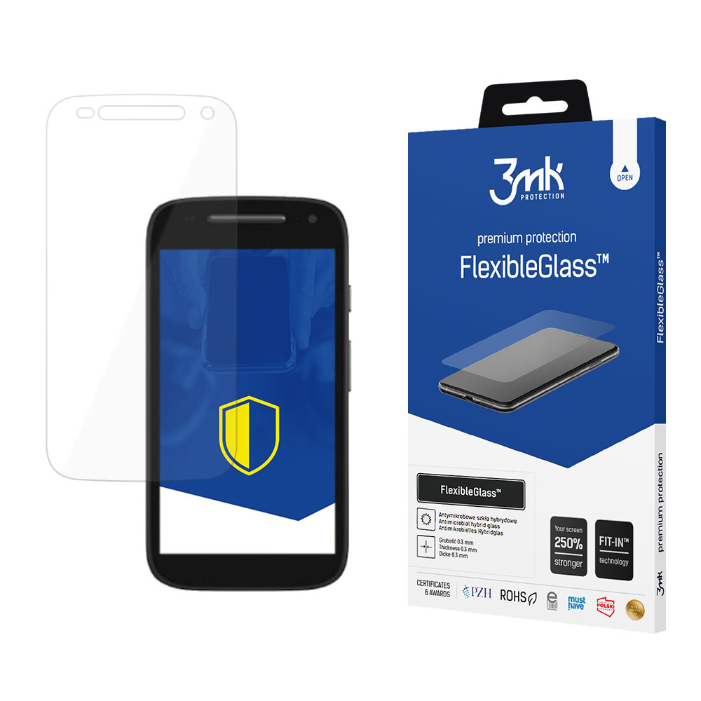 3MK Ochranné tvrzené sklo pro Motorola Moto E (2nd Gen) XT15 - 3mk FlexibleGlass™ (5901571131184)