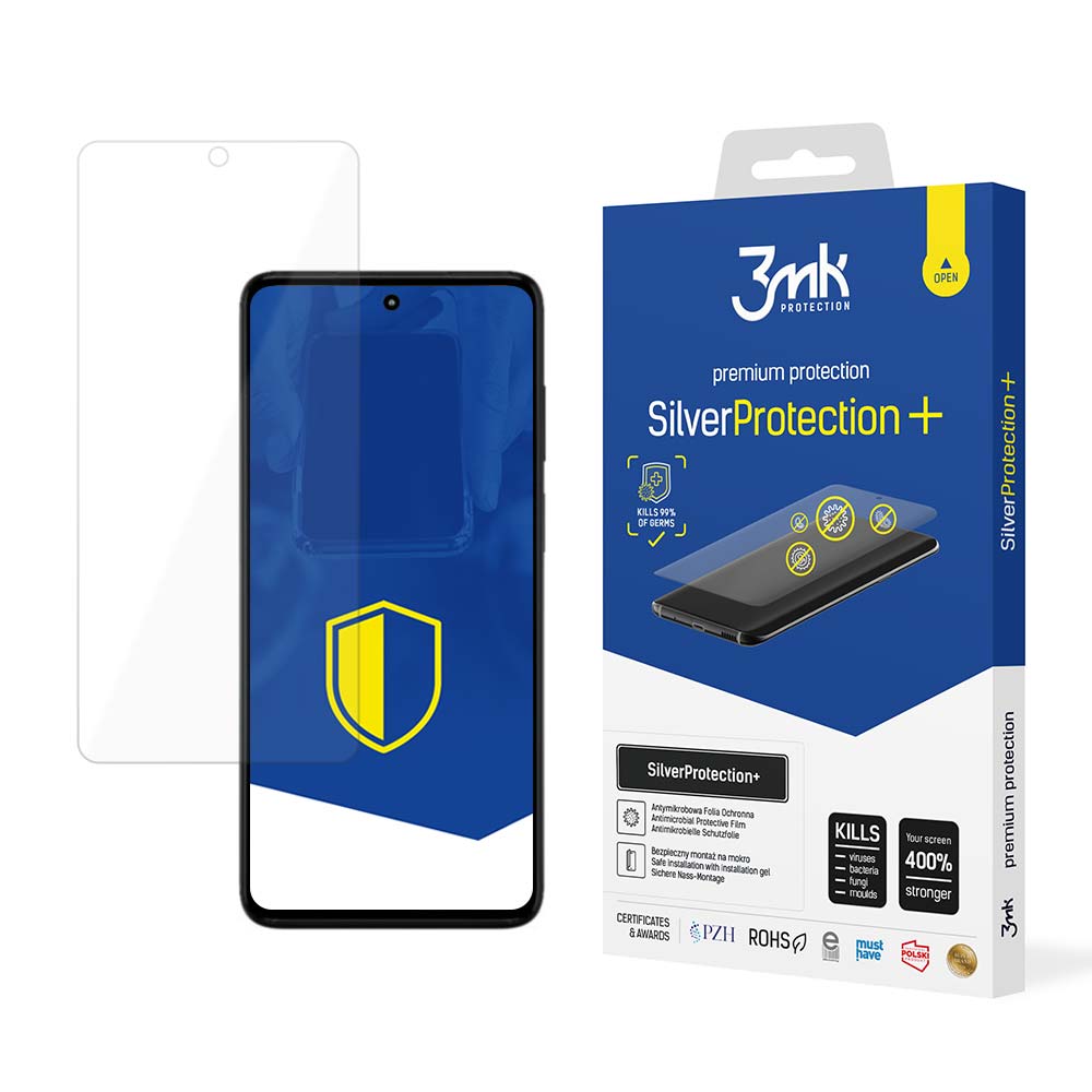 Ochranná antimikrobiální fólie pro Motorola Moto G82 5G - 3mk SilverProtection+,  5903108477987
