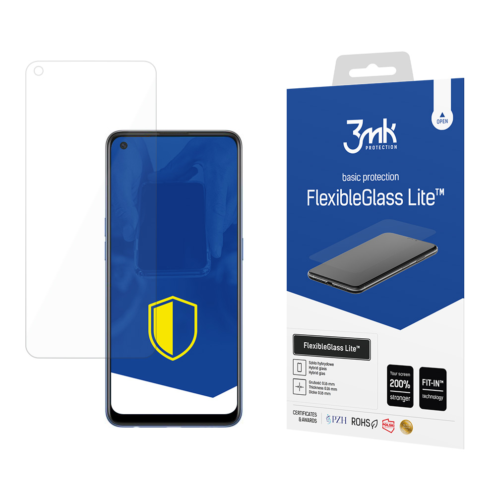 Hybridní sklo pro Oppo F19 - 3mk FlexibleGlass Lite™  5903108382977