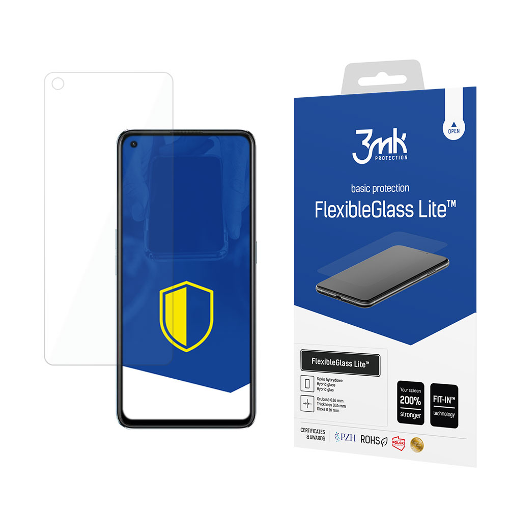 Hybridní sklo pro Oppo K10 Pro 5G - 3mk FlexibleGlass Lite™ 5903108475419