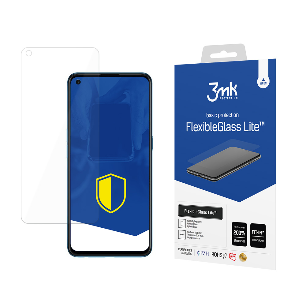 Hybridní sklo pro Oppo Reno 5/5 K 5G - 3mk FlexibleGlass Lite™ 5903108340724