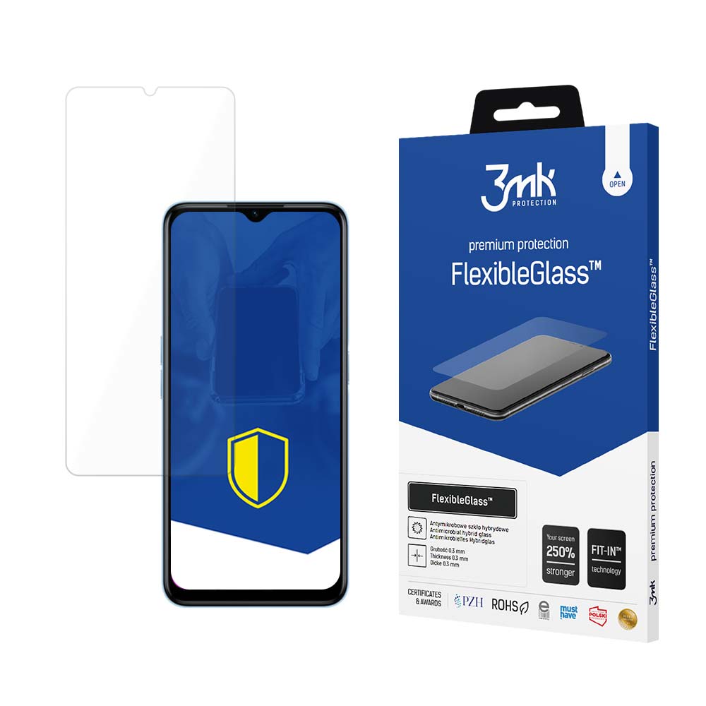 3MK Ochranné tvrzené sklo pro Realme Narzo 50A - 3mk FlexibleGlass™ (5903108483117)