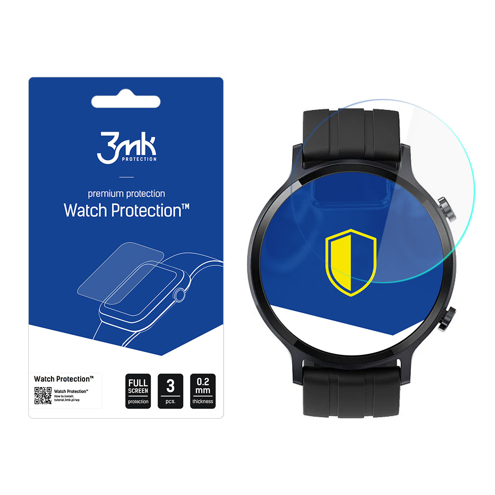 hybridní sklo Watch Protection FlexibleGlass pro Realme Watch S (3ks)