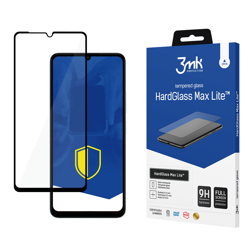 tvrzené sklo HardGlass Max Lite pro Redmi 13C/POCO C65, černá