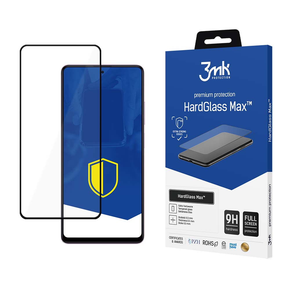 tvrzené sklo HardGlass MAX pro Redmi Note 12 Pro / Note 12 Pro+, černá