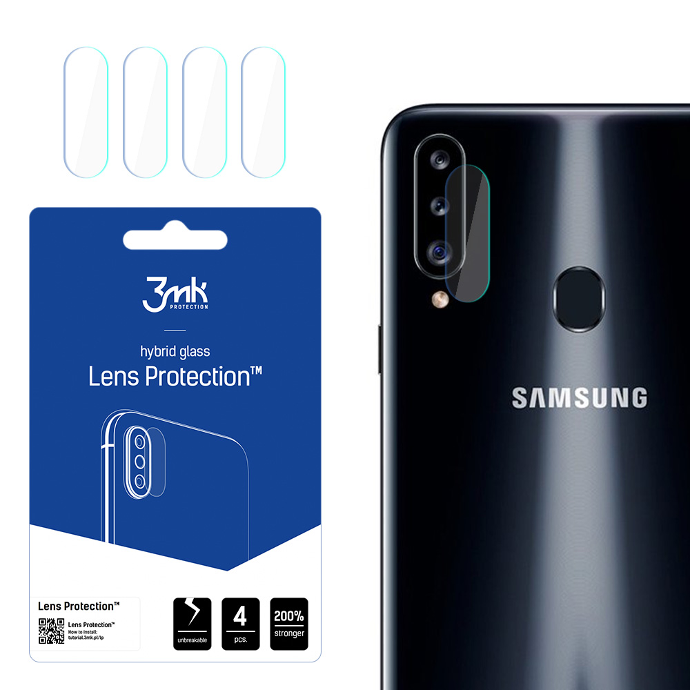 ochrana kamery Lens Protection pro Samsung Galaxy A20s (SM-A207) 4ks