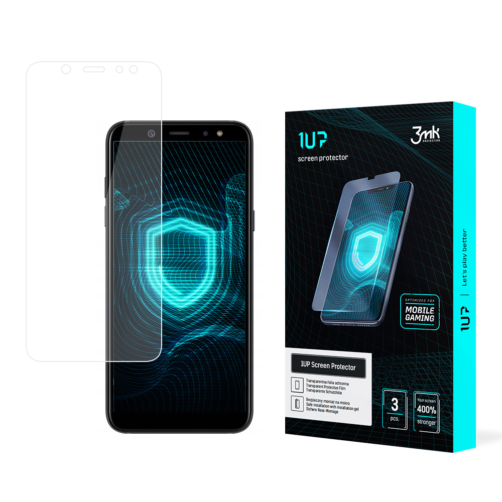 3MK Fólie ochranná 3mk 1UP pro Samsung Galaxy A6, 3ks v balení, (5903108396790)